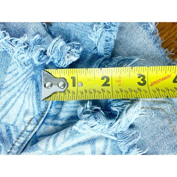 Billabong Sz 27 Denim Jean Cutoff Shorts Laneway - Picture 9 of 11